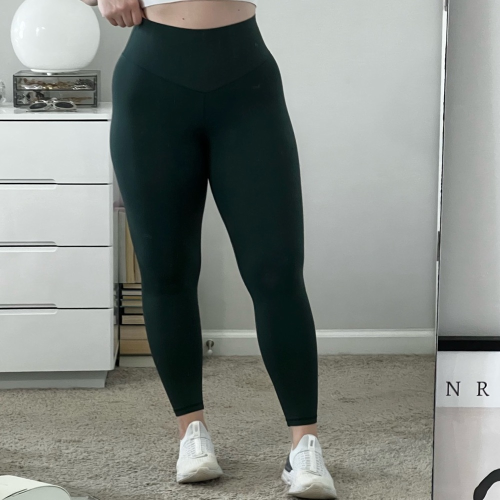 Offline by Aerie deep teal real me xtra Hold Up leggings